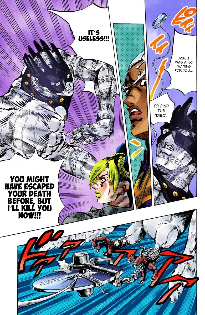 JoJo's Bizarre Adventure Part 6 - Stone Ocean (Official Colored) chapter 50 page 10