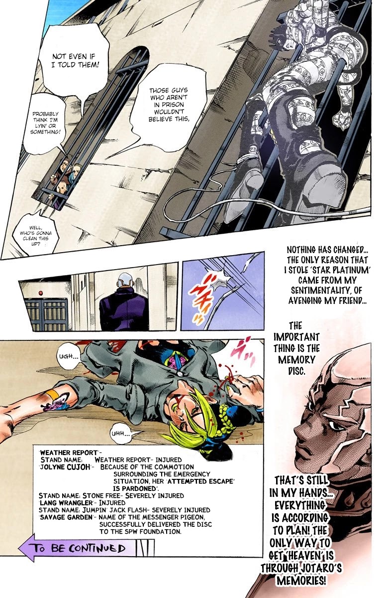 JoJo's Bizarre Adventure Part 6 - Stone Ocean (Official Colored) chapter 50 page 17