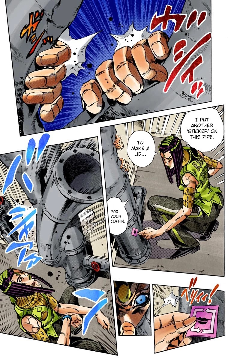 JoJo's Bizarre Adventure Part 6 - Stone Ocean (Official Colored) chapter 52 page 12