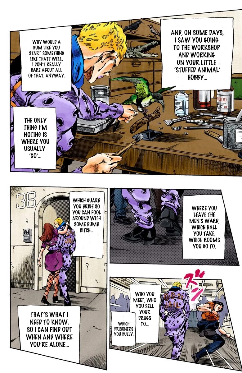 JoJo's Bizarre Adventure Part 6 - Stone Ocean (Official Colored) chapter 52 page 4