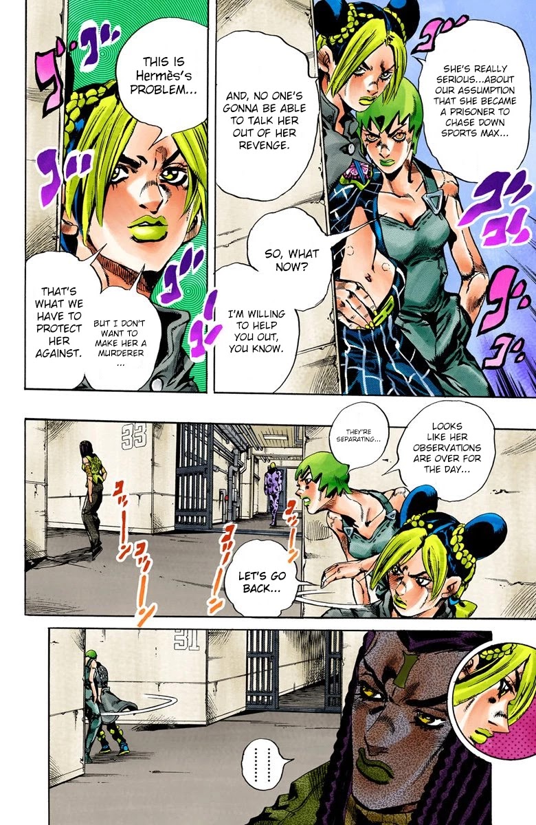 JoJo's Bizarre Adventure Part 6 - Stone Ocean (Official Colored) chapter 52 page 6