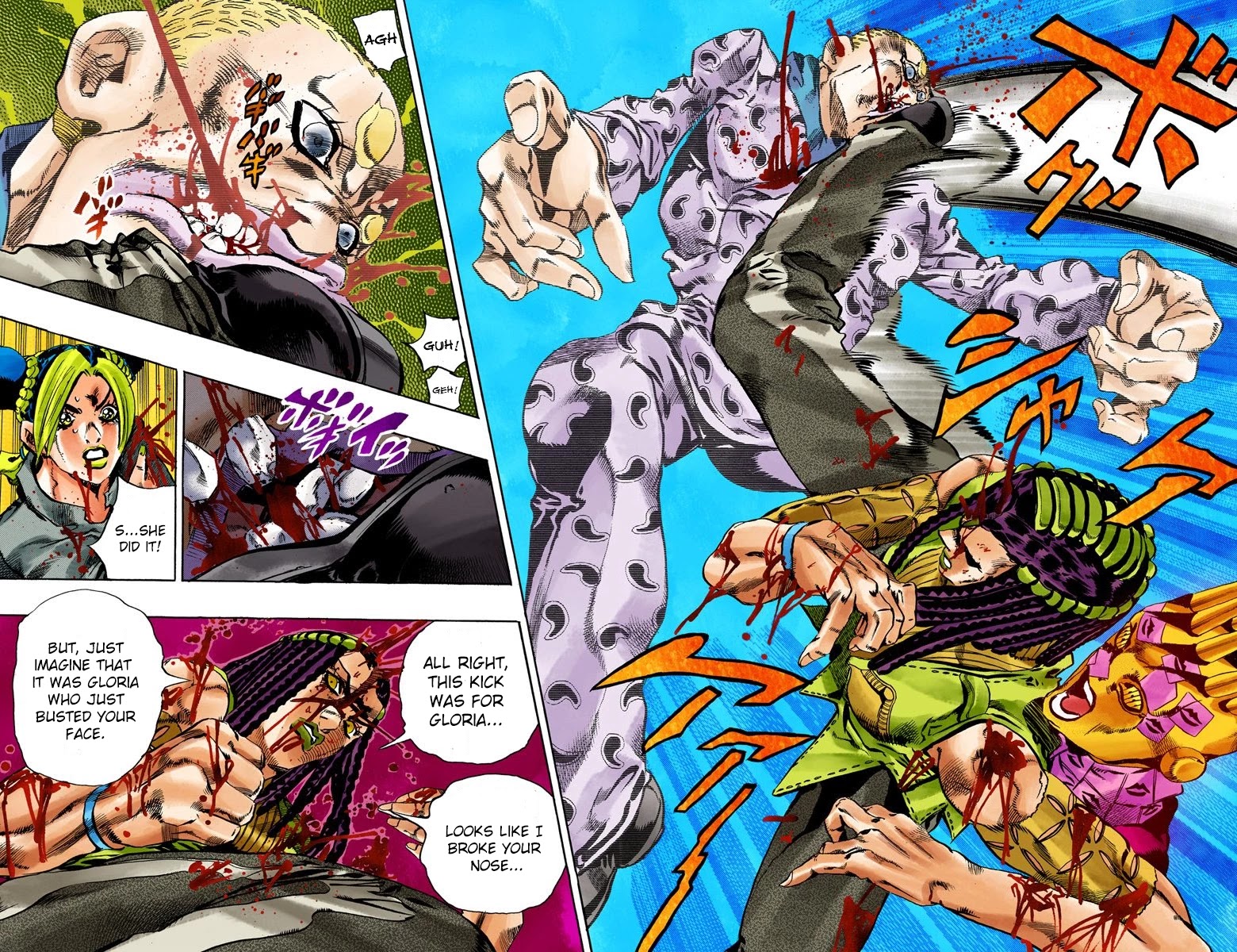JoJo's Bizarre Adventure Part 6 - Stone Ocean (Official Colored) chapter 57 page 11