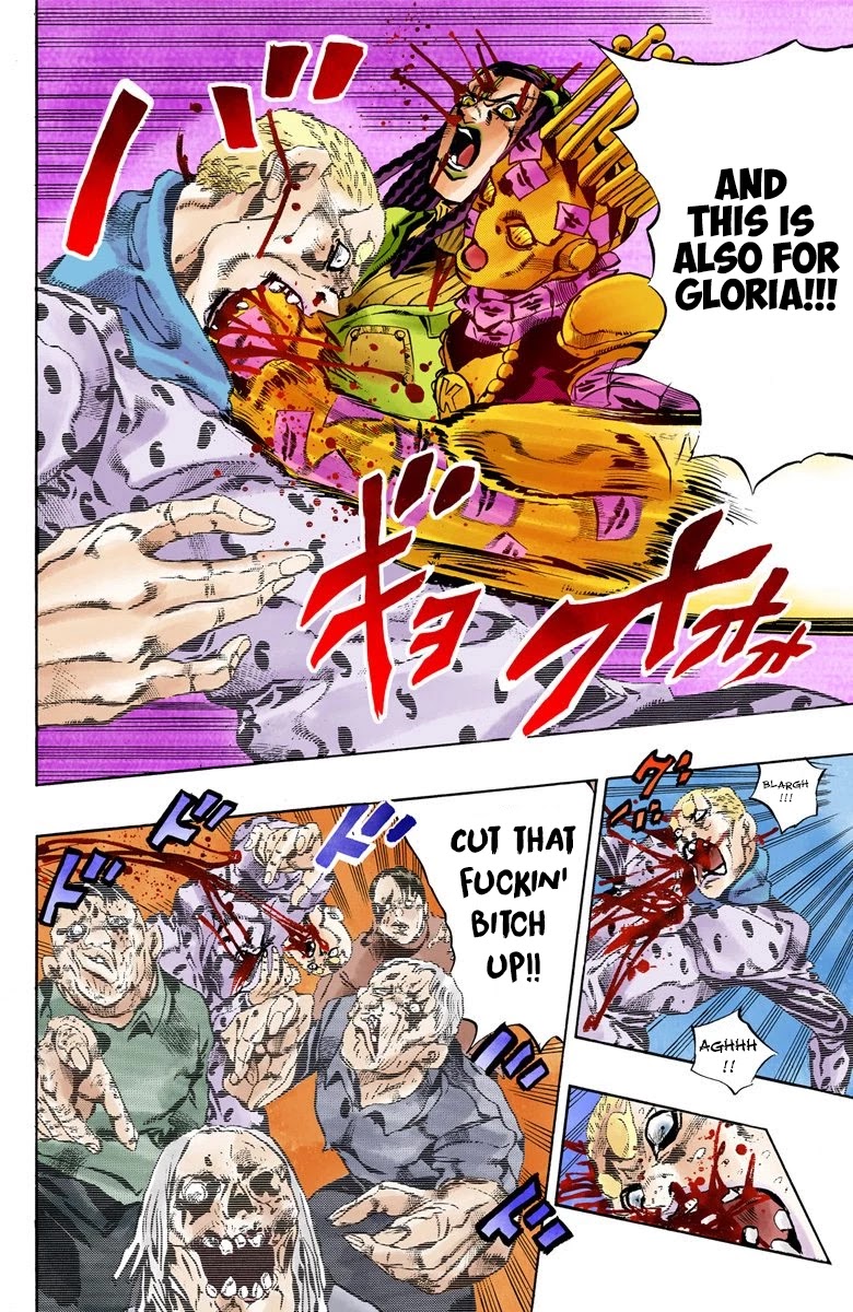 JoJo's Bizarre Adventure Part 6 - Stone Ocean (Official Colored) chapter 57 page 12