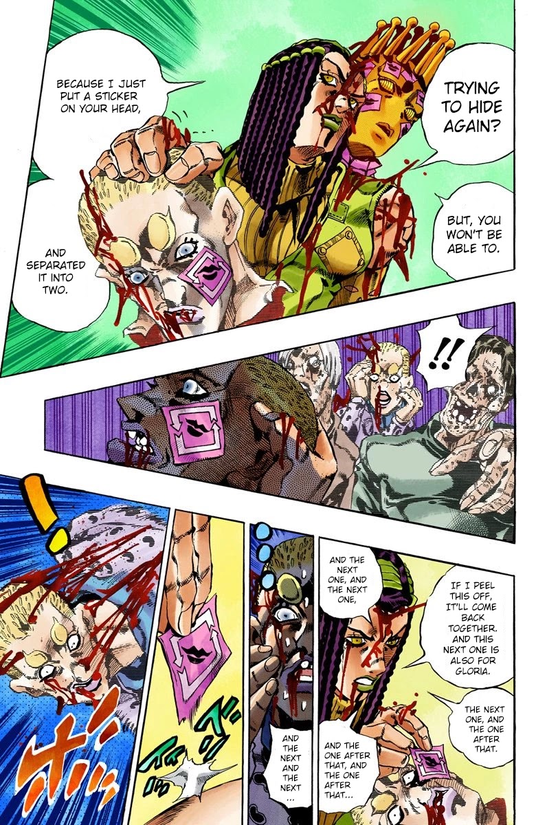 JoJo's Bizarre Adventure Part 6 - Stone Ocean (Official Colored) chapter 57 page 13