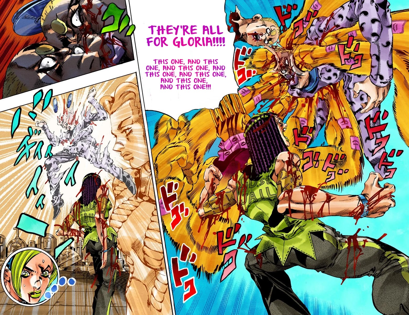 JoJo's Bizarre Adventure Part 6 - Stone Ocean (Official Colored) chapter 57 page 14