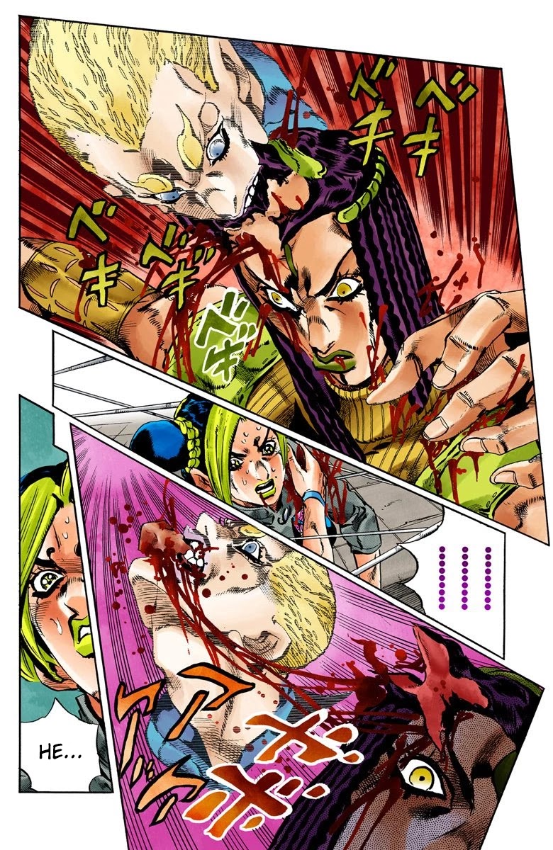 JoJo's Bizarre Adventure Part 6 - Stone Ocean (Official Colored) chapter 57 page 3