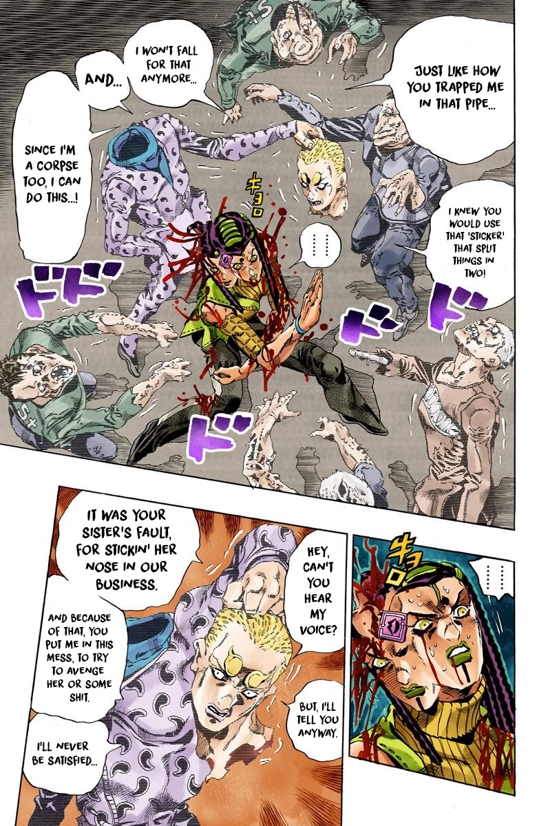 JoJo's Bizarre Adventure Part 6 - Stone Ocean (Official Colored) chapter 57 page 6