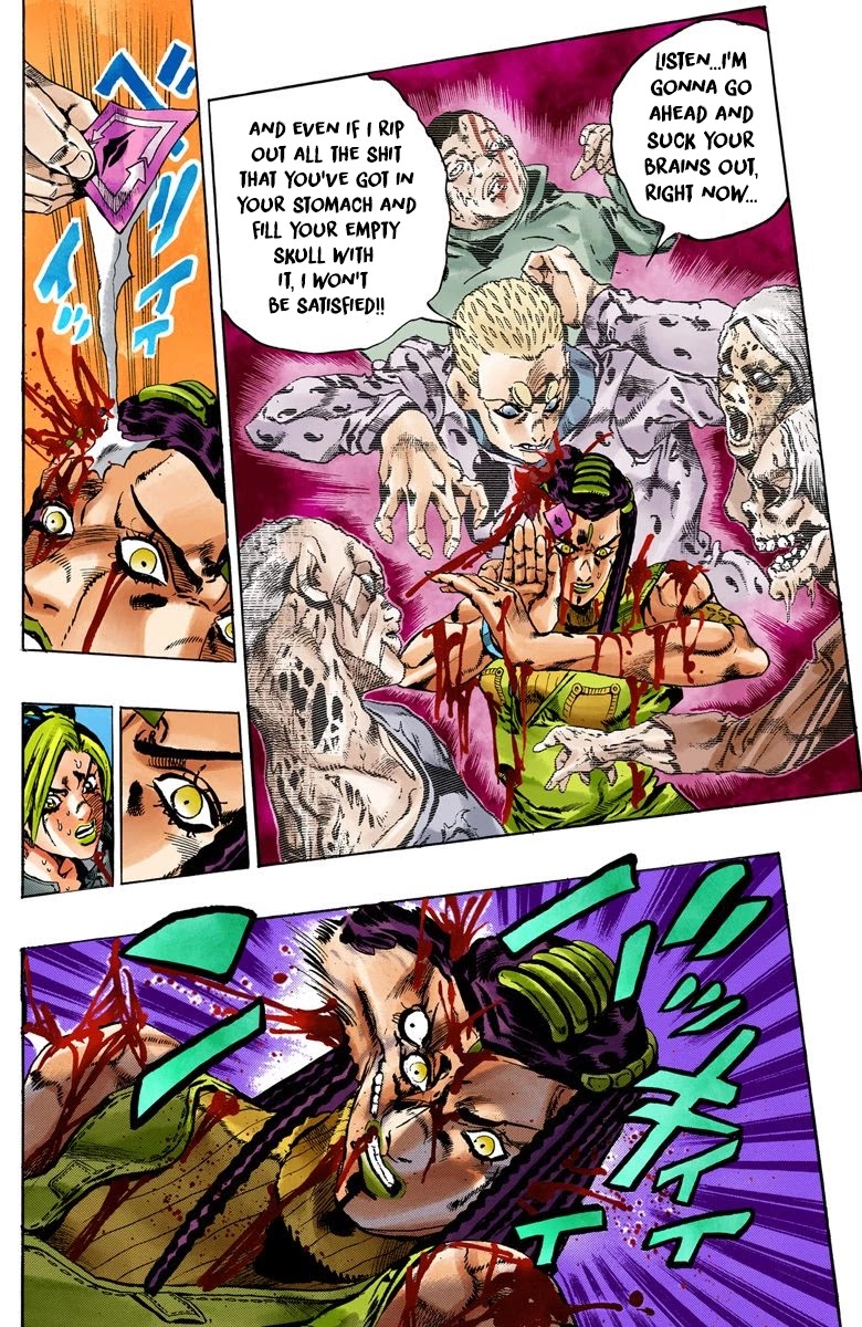JoJo's Bizarre Adventure Part 6 - Stone Ocean (Official Colored) chapter 57 page 7