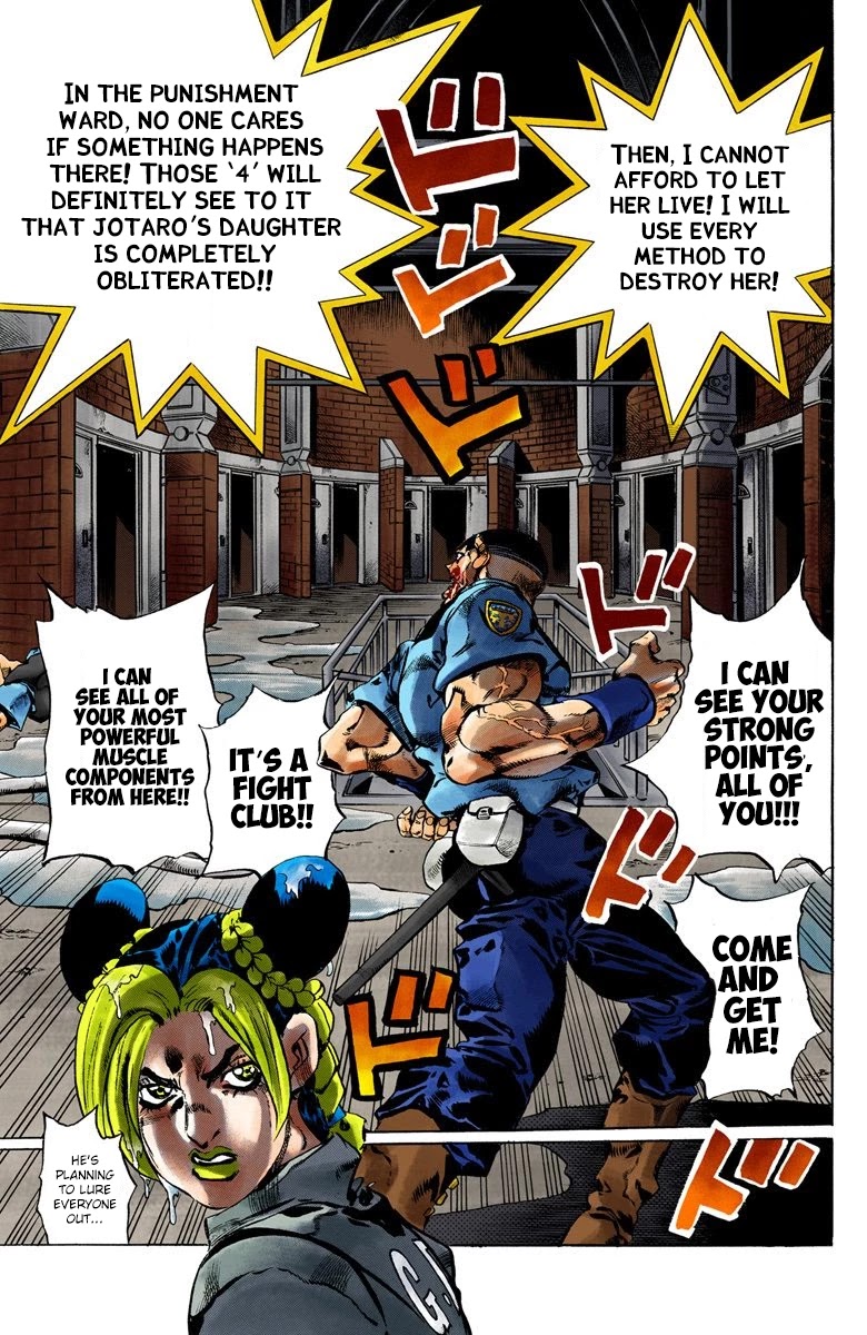 JoJo's Bizarre Adventure Part 6 - Stone Ocean (Official Colored) chapter 60 page 17