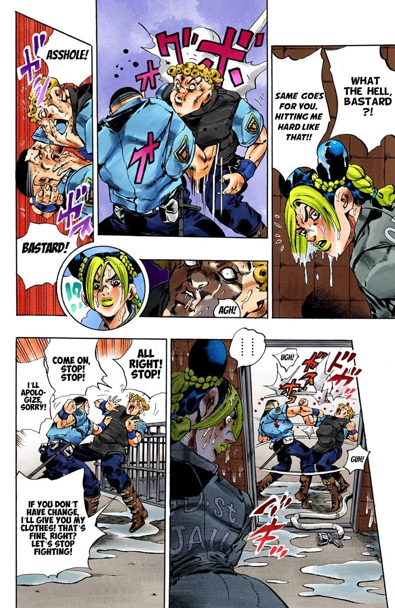 JoJo's Bizarre Adventure Part 6 - Stone Ocean (Official Colored) chapter 60 page 8