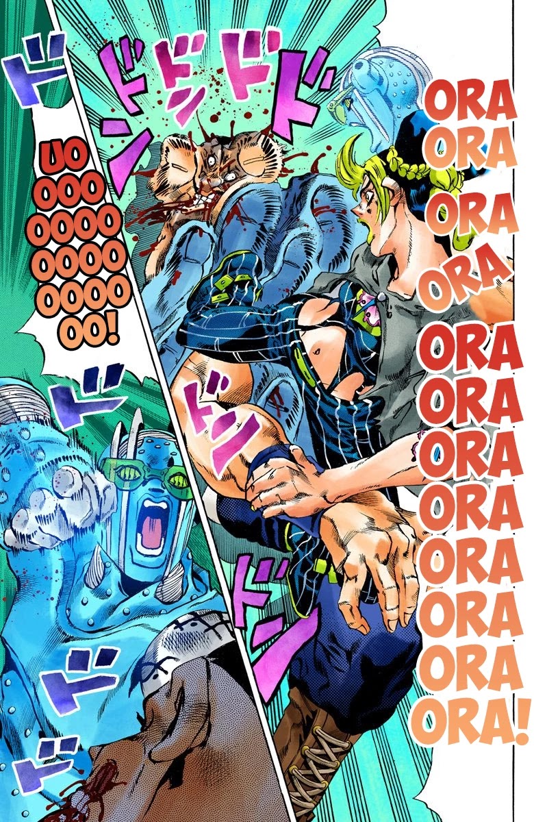 JoJo's Bizarre Adventure Part 6 - Stone Ocean (Official Colored) chapter 62 page 13