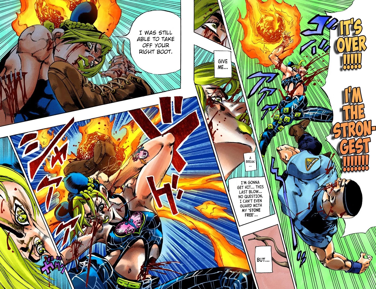 JoJo's Bizarre Adventure Part 6 - Stone Ocean (Official Colored) chapter 66 page 3
