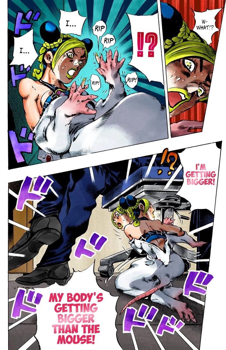 JoJo's Bizarre Adventure Part 6 - Stone Ocean (Official Colored) chapter 7 page 13