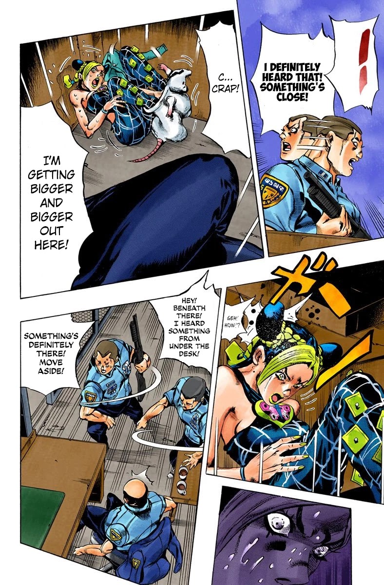 JoJo's Bizarre Adventure Part 6 - Stone Ocean (Official Colored) chapter 7 page 15