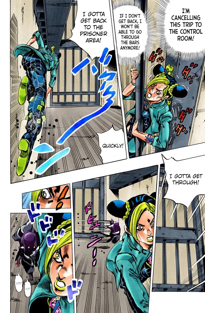 JoJo's Bizarre Adventure Part 6 - Stone Ocean (Official Colored) chapter 7 page 19