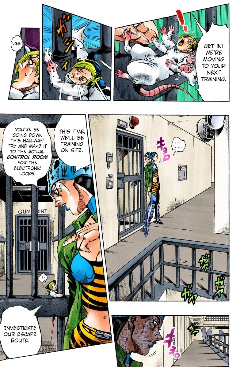 JoJo's Bizarre Adventure Part 6 - Stone Ocean (Official Colored) chapter 7 page 4
