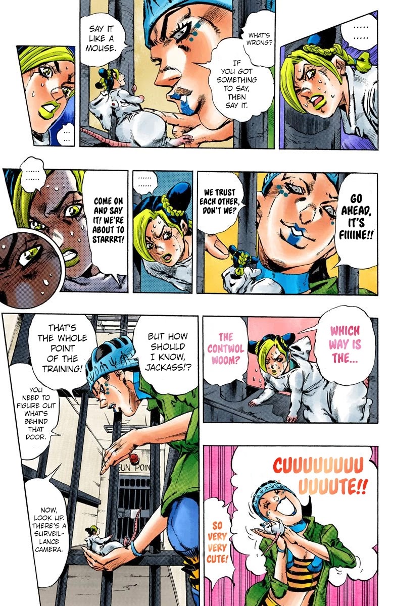 JoJo's Bizarre Adventure Part 6 - Stone Ocean (Official Colored) chapter 7 page 6