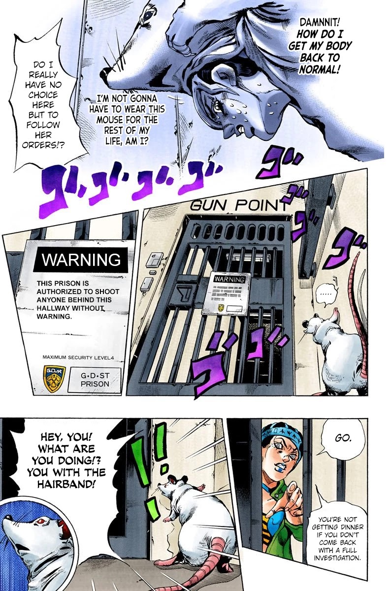 JoJo's Bizarre Adventure Part 6 - Stone Ocean (Official Colored) chapter 7 page 8