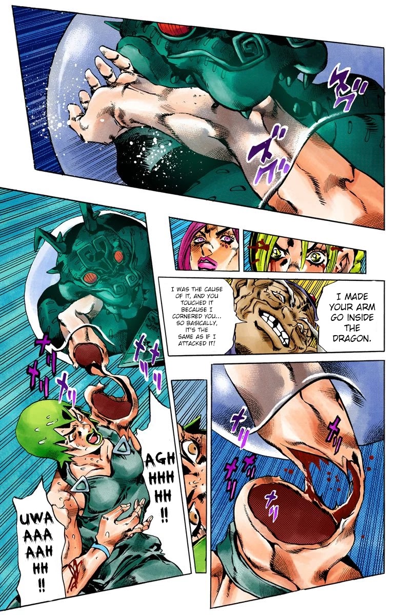 JoJo's Bizarre Adventure Part 6 - Stone Ocean (Official Colored) chapter 70 page 12