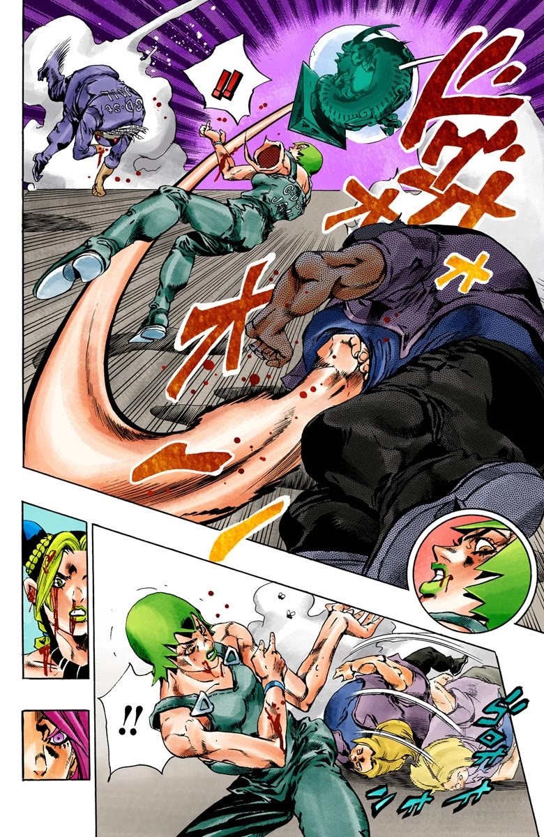 JoJo's Bizarre Adventure Part 6 - Stone Ocean (Official Colored) chapter 70 page 13