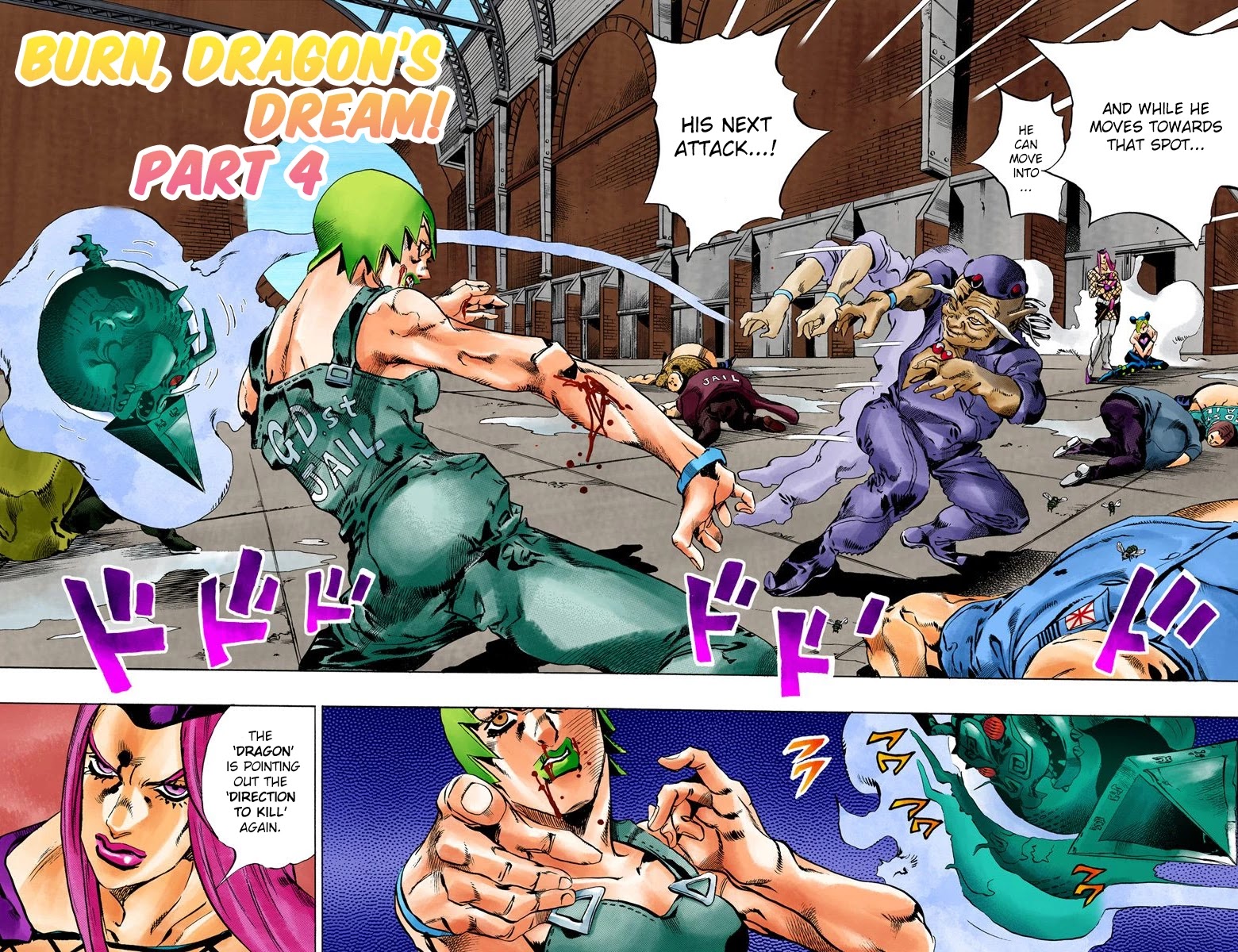 JoJo's Bizarre Adventure Part 6 - Stone Ocean (Official Colored) chapter 70 page 2