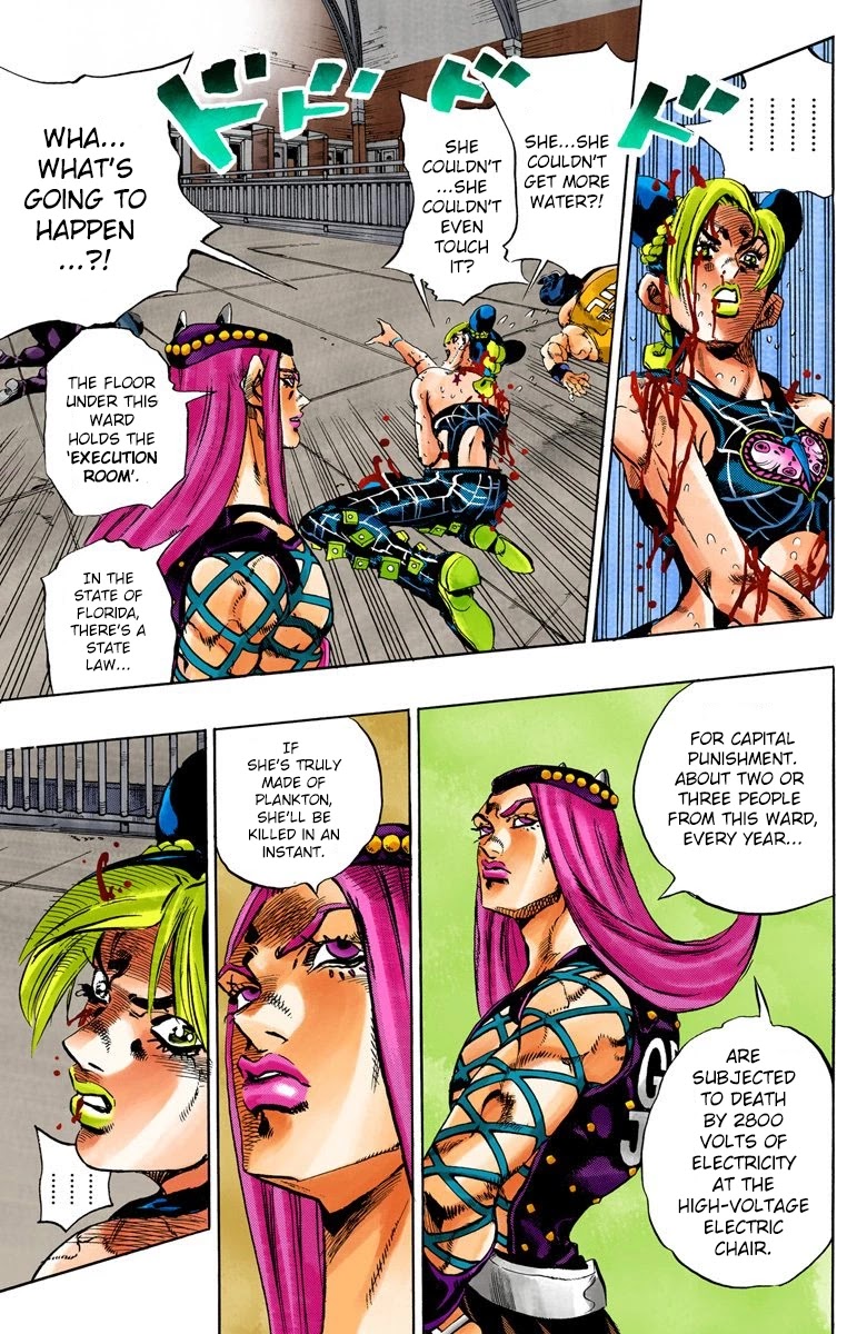 JoJo's Bizarre Adventure Part 6 - Stone Ocean (Official Colored) chapter 72 page 10