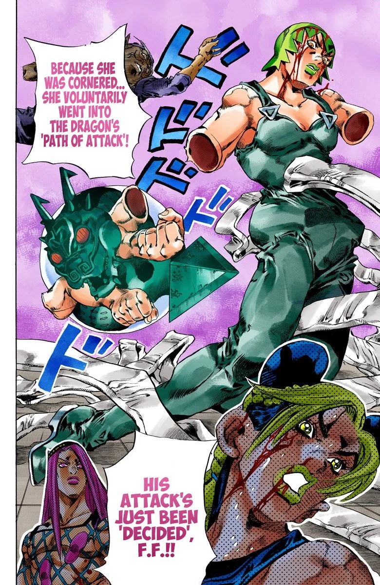 JoJo's Bizarre Adventure Part 6 - Stone Ocean (Official Colored) chapter 72 page 3
