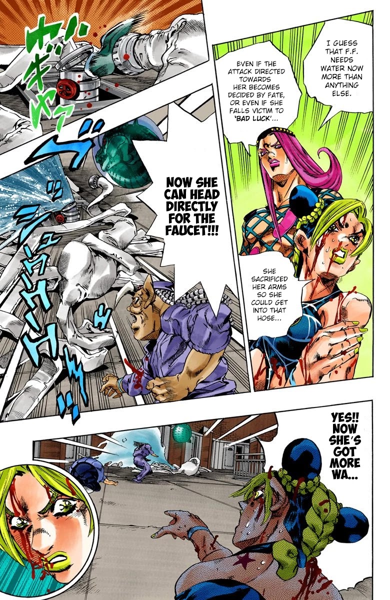 JoJo's Bizarre Adventure Part 6 - Stone Ocean (Official Colored) chapter 72 page 6