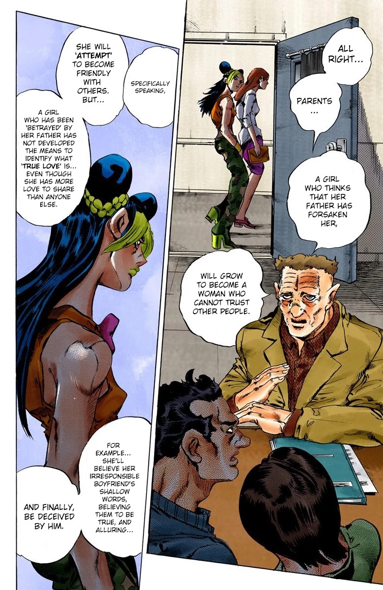 JoJo's Bizarre Adventure Part 6 - Stone Ocean (Official Colored) chapter 75 page 15