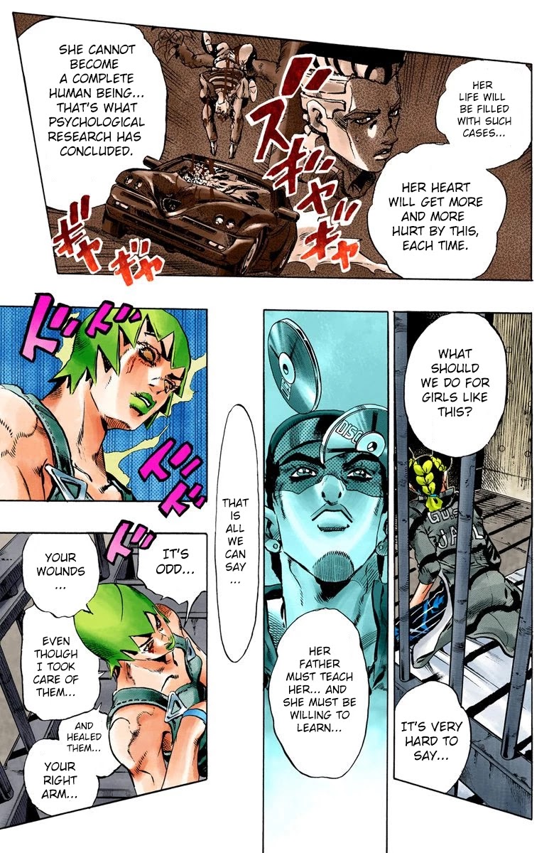 JoJo's Bizarre Adventure Part 6 - Stone Ocean (Official Colored) chapter 75 page 16