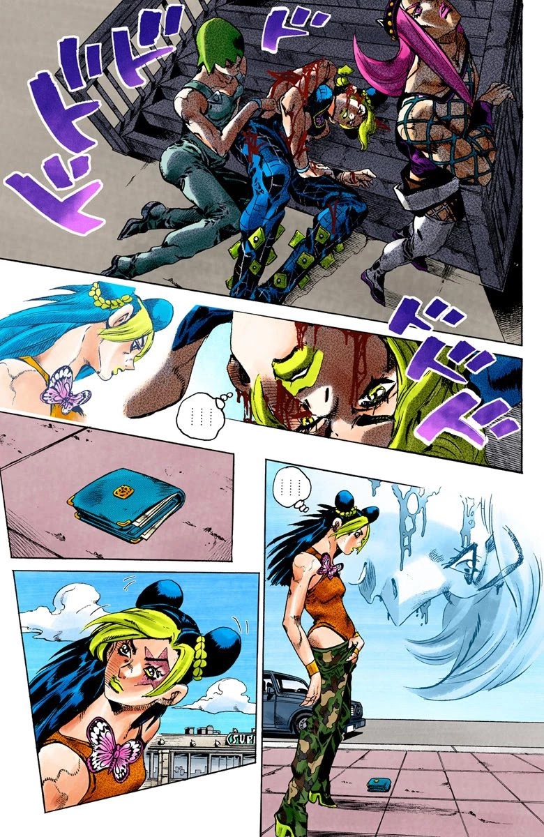 JoJo's Bizarre Adventure Part 6 - Stone Ocean (Official Colored) chapter 75 page 8