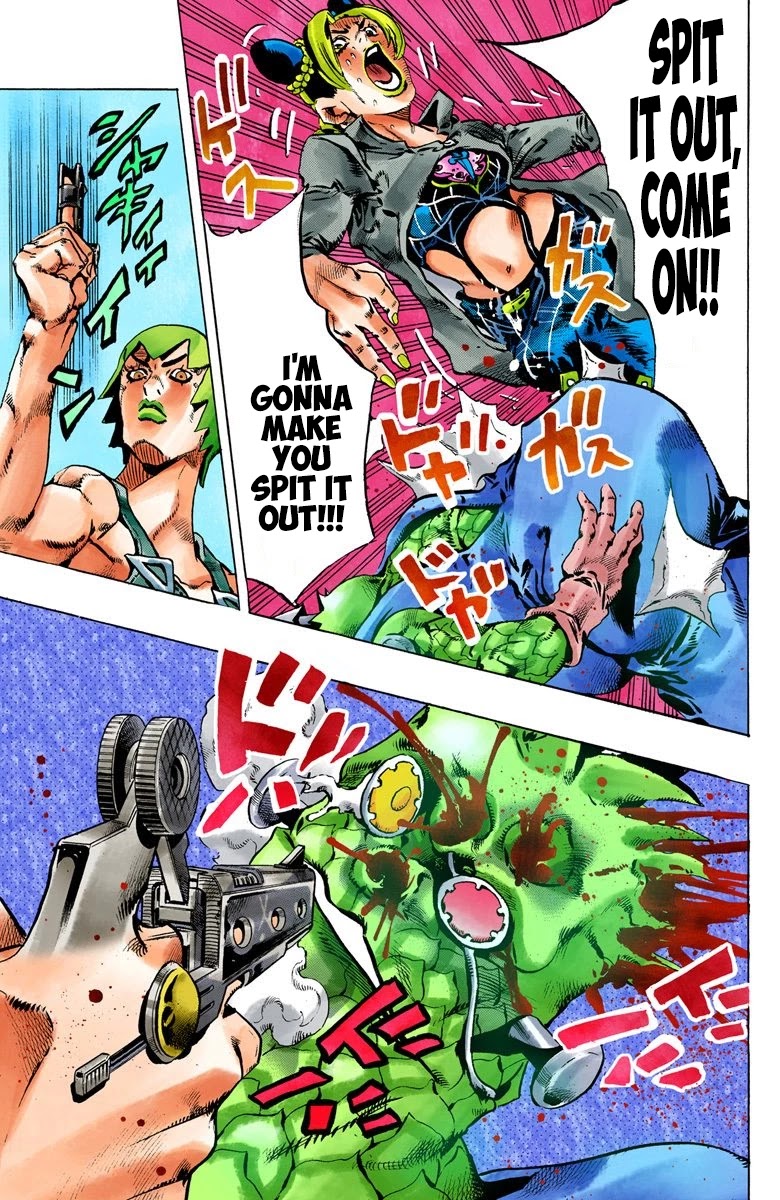 JoJo's Bizarre Adventure Part 6 - Stone Ocean (Official Colored) chapter 79 page 11