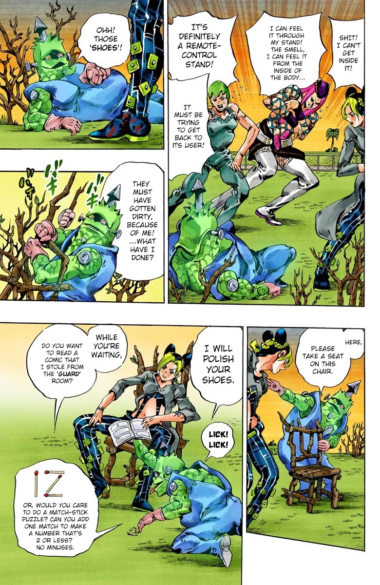 JoJo's Bizarre Adventure Part 6 - Stone Ocean (Official Colored) chapter 79 page 13
