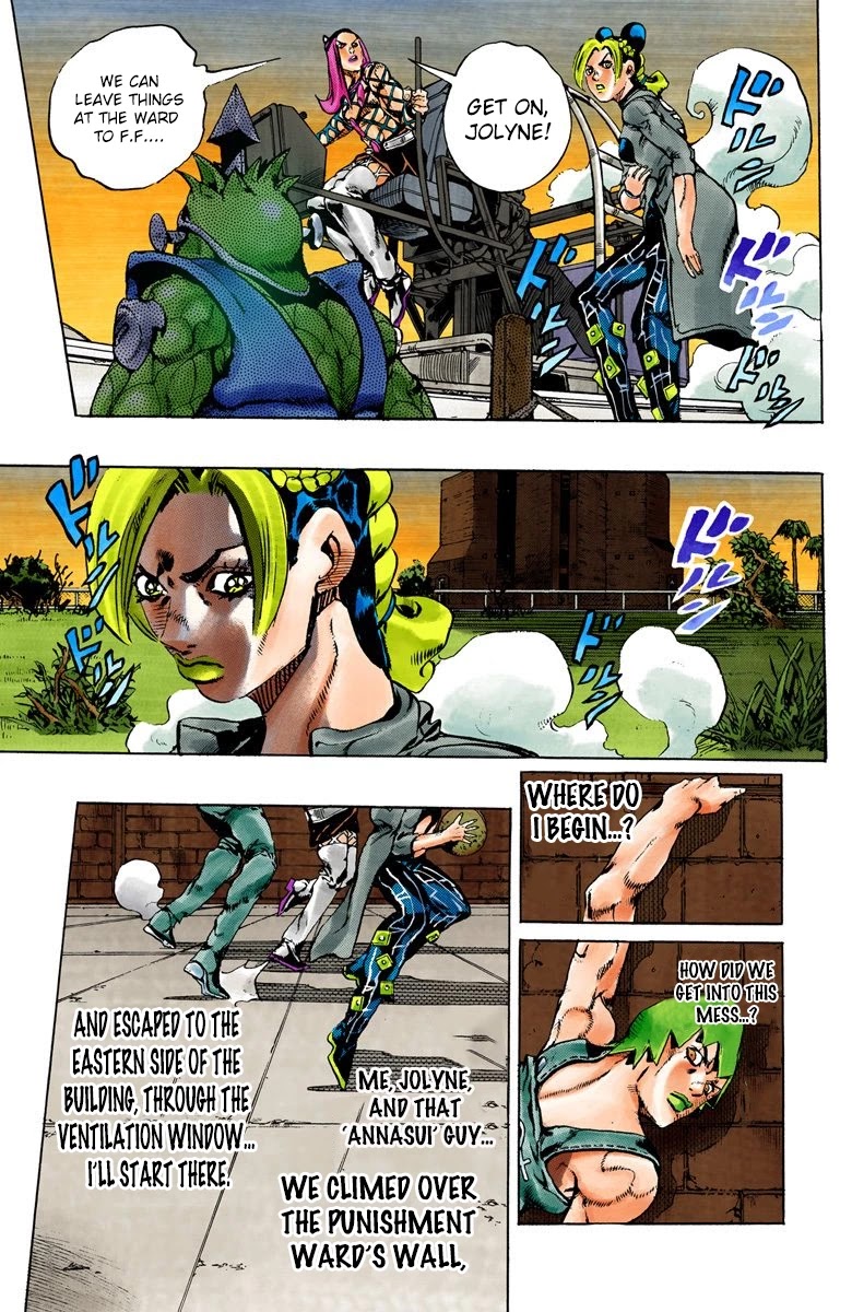 JoJo's Bizarre Adventure Part 6 - Stone Ocean (Official Colored) chapter 79 page 5