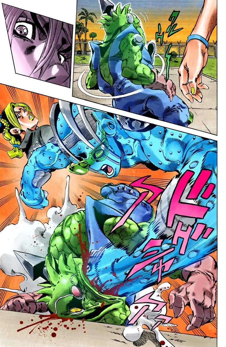 JoJo's Bizarre Adventure Part 6 - Stone Ocean (Official Colored) chapter 79 page 9