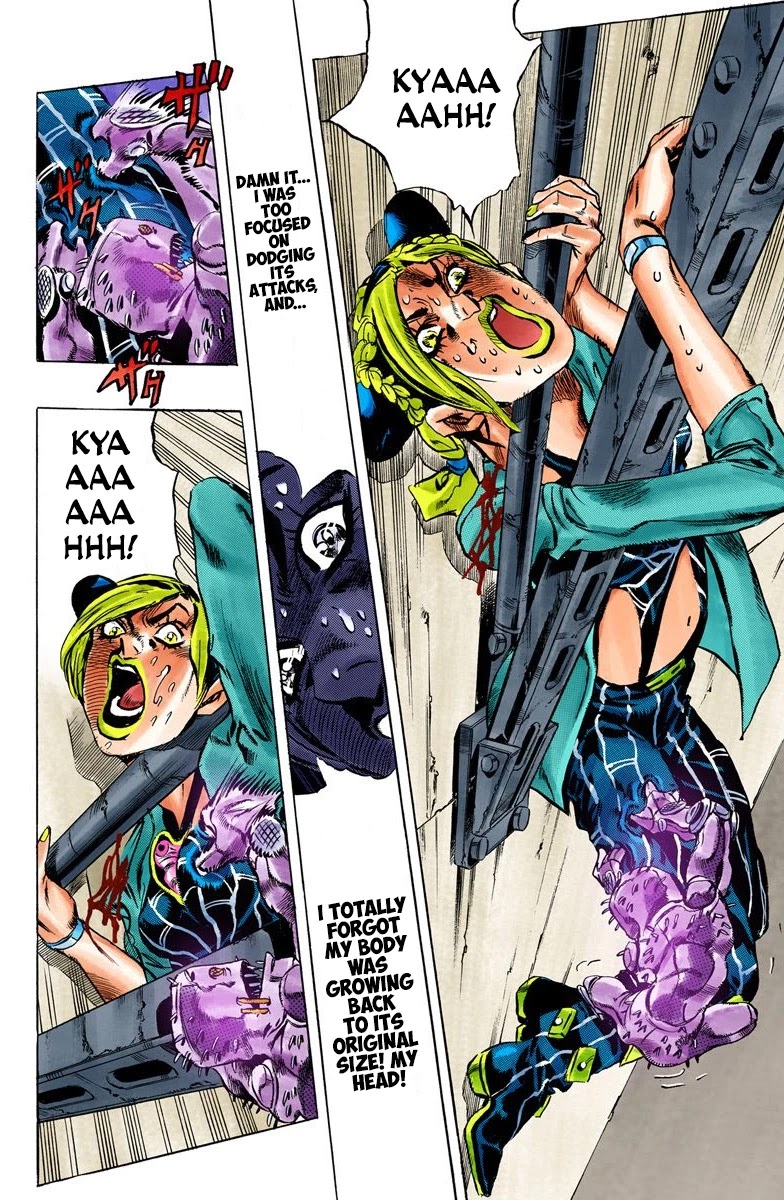 JoJo's Bizarre Adventure Part 6 - Stone Ocean (Official Colored) chapter 8 page 14