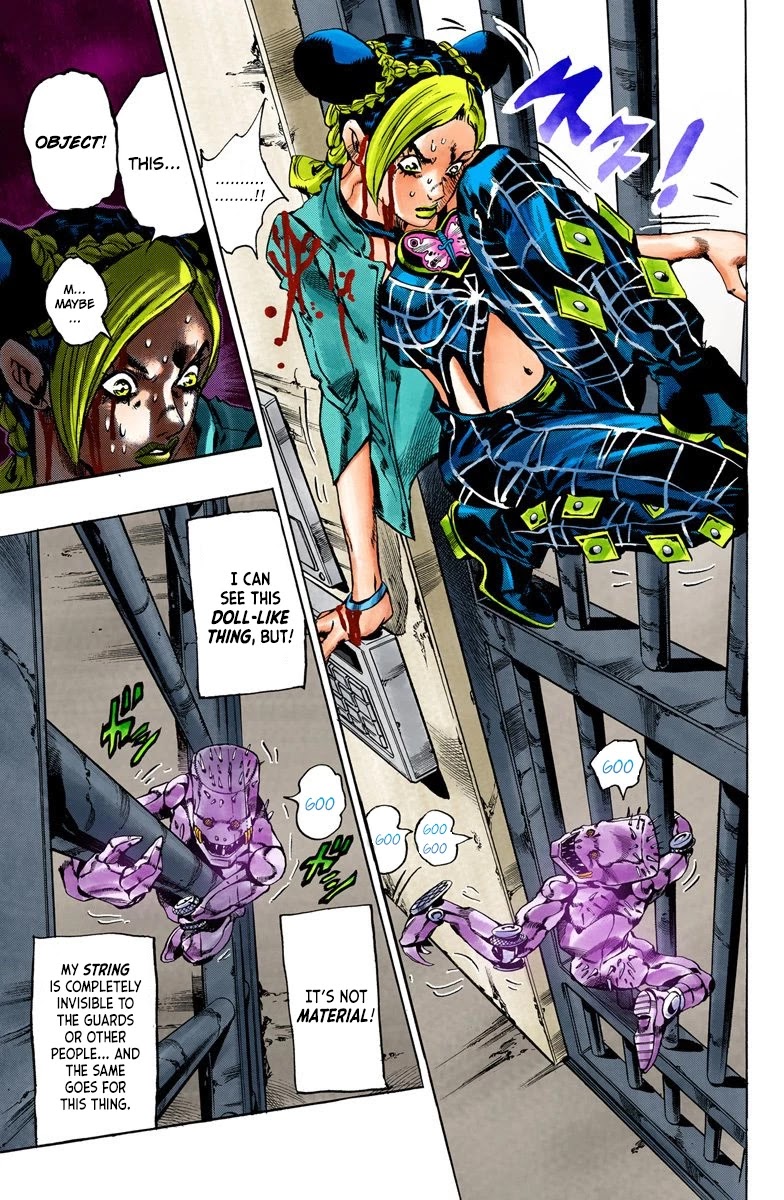 JoJo's Bizarre Adventure Part 6 - Stone Ocean (Official Colored) chapter 8 page 7