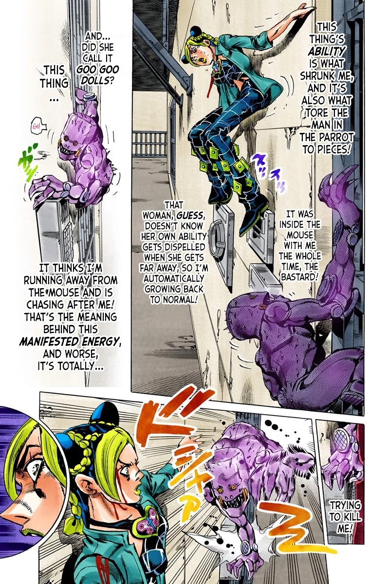 JoJo's Bizarre Adventure Part 6 - Stone Ocean (Official Colored) chapter 8 page 9