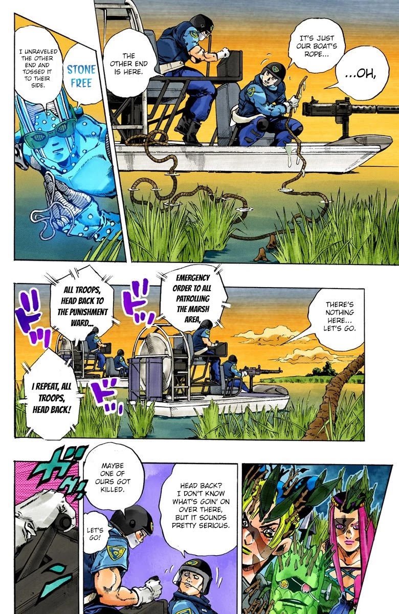 JoJo's Bizarre Adventure Part 6 - Stone Ocean (Official Colored) chapter 80 page 13