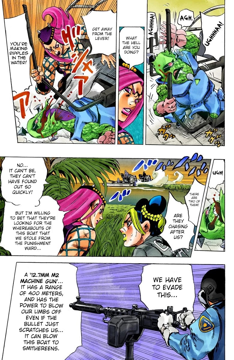 JoJo's Bizarre Adventure Part 6 - Stone Ocean (Official Colored) chapter 80 page 7