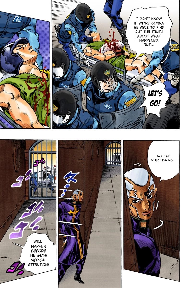 JoJo's Bizarre Adventure Part 6 - Stone Ocean (Official Colored) chapter 84 page 10