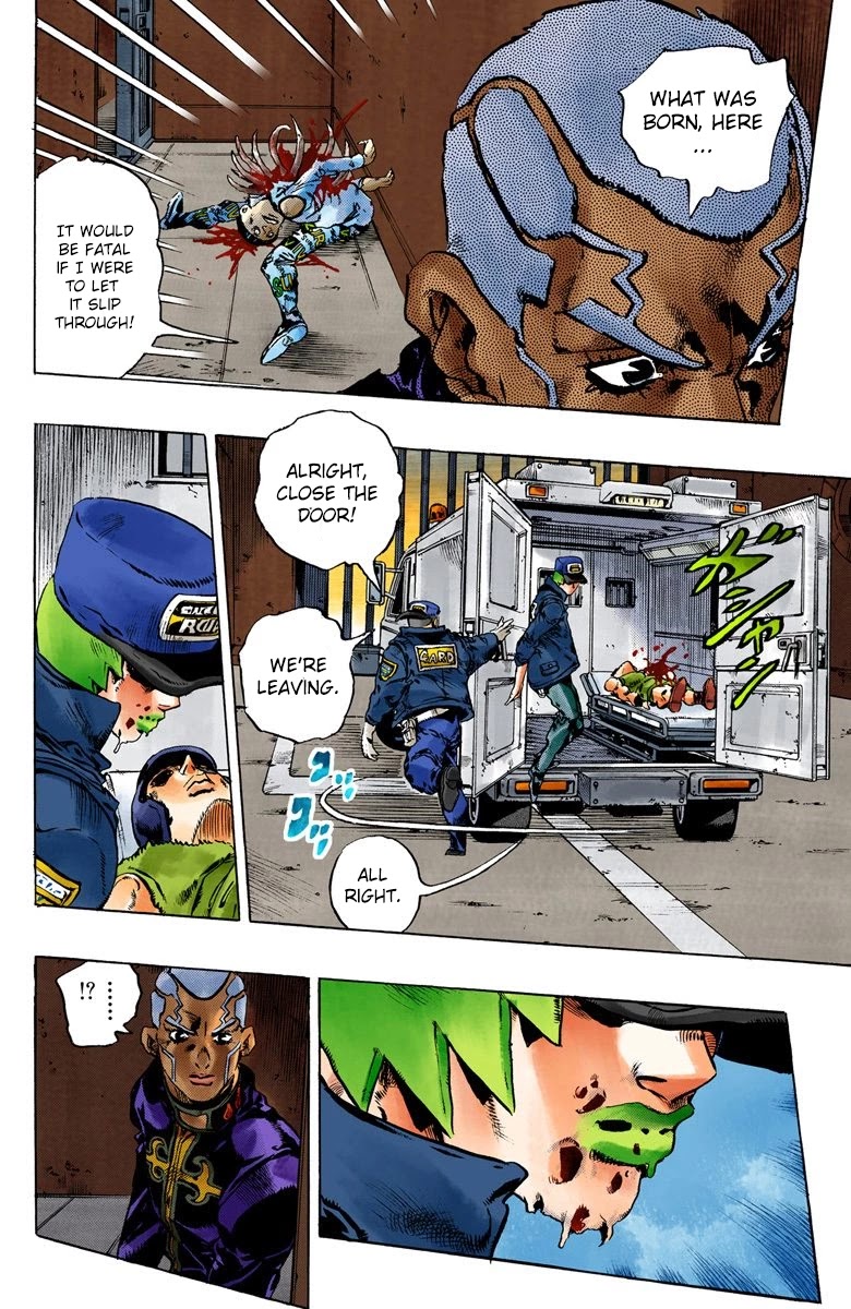 JoJo's Bizarre Adventure Part 6 - Stone Ocean (Official Colored) chapter 84 page 11