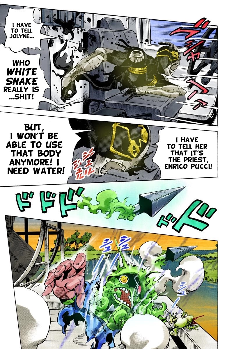 JoJo's Bizarre Adventure Part 6 - Stone Ocean (Official Colored) chapter 85 page 14