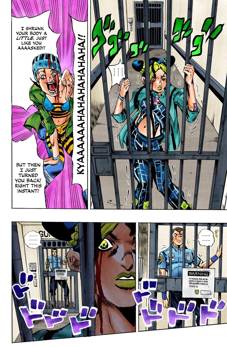 JoJo's Bizarre Adventure Part 6 - Stone Ocean (Official Colored) chapter 9 page 11