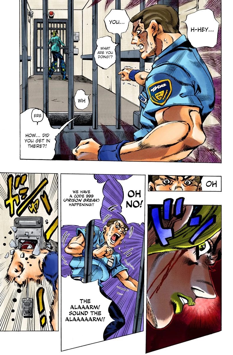 JoJo's Bizarre Adventure Part 6 - Stone Ocean (Official Colored) chapter 9 page 12
