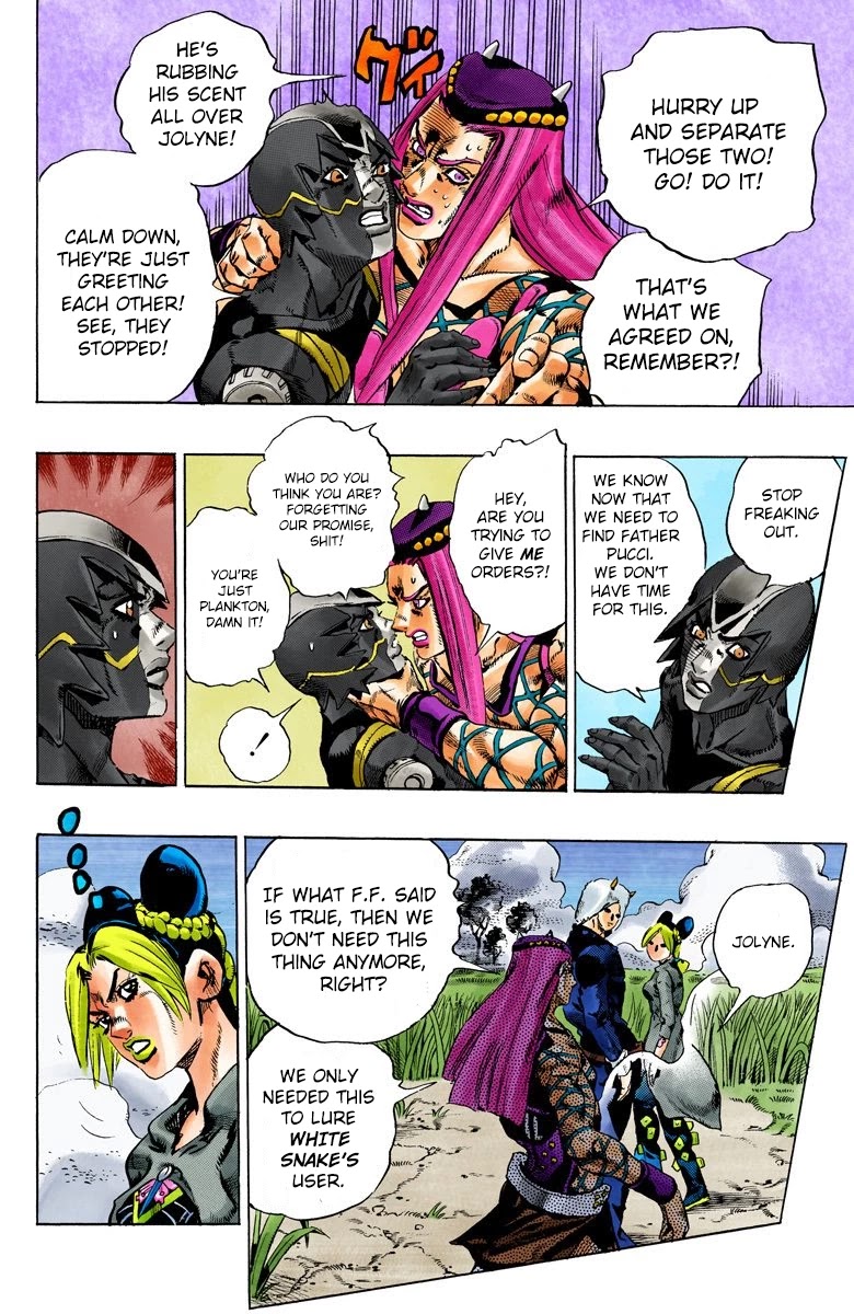 JoJo's Bizarre Adventure Part 6 - Stone Ocean (Official Colored) chapter 92 page 10