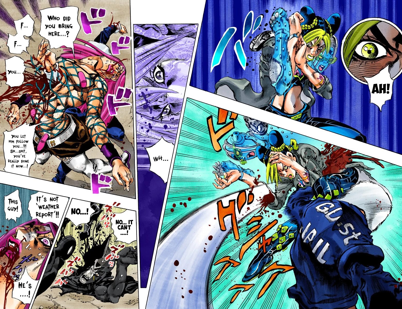 JoJo's Bizarre Adventure Part 6 - Stone Ocean (Official Colored) chapter 92 page 16