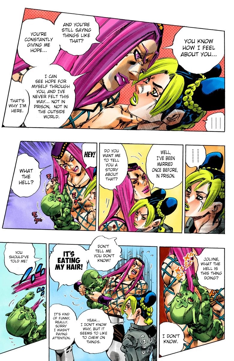 JoJo's Bizarre Adventure Part 6 - Stone Ocean (Official Colored) chapter 92 page 3