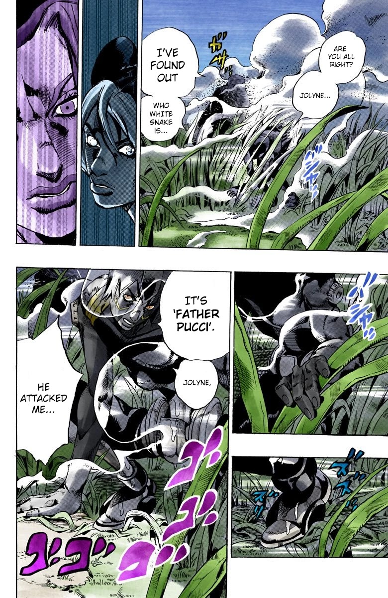 JoJo's Bizarre Adventure Part 6 - Stone Ocean (Official Colored) chapter 92 page 6