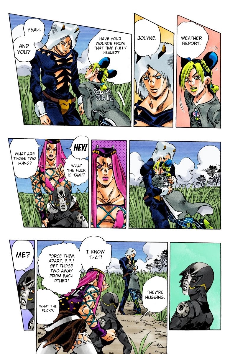 JoJo's Bizarre Adventure Part 6 - Stone Ocean (Official Colored) chapter 92 page 9